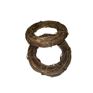 Set‎ of 2 Natural 6" Grapevine Wreaths | DIY Craft Supply Base | Rustic Decor